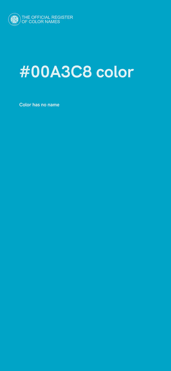 #00A3C8 color image