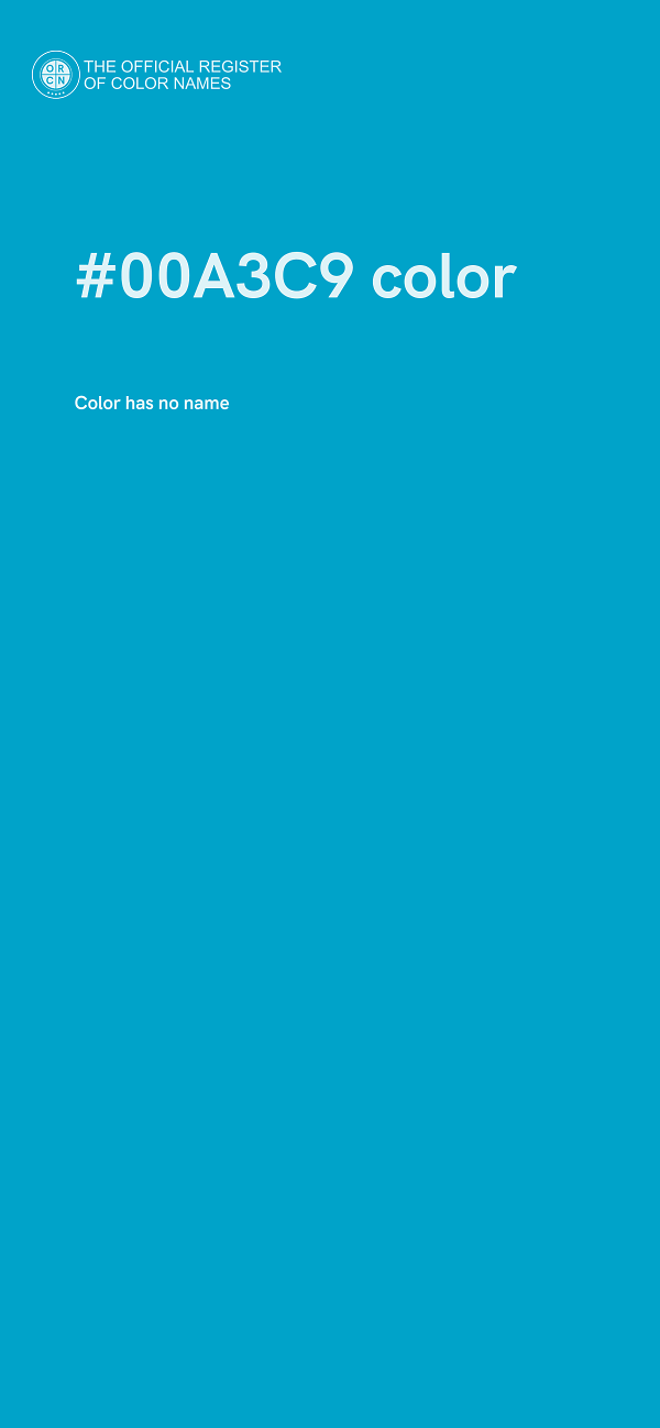 #00A3C9 color image