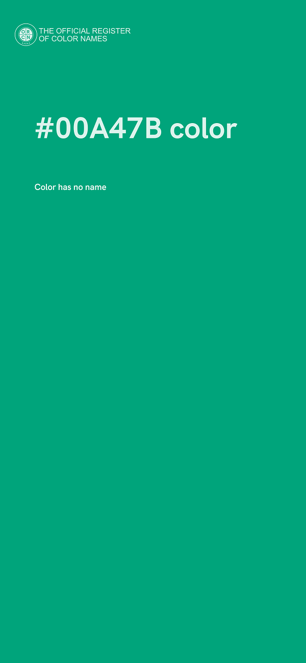#00A47B color image