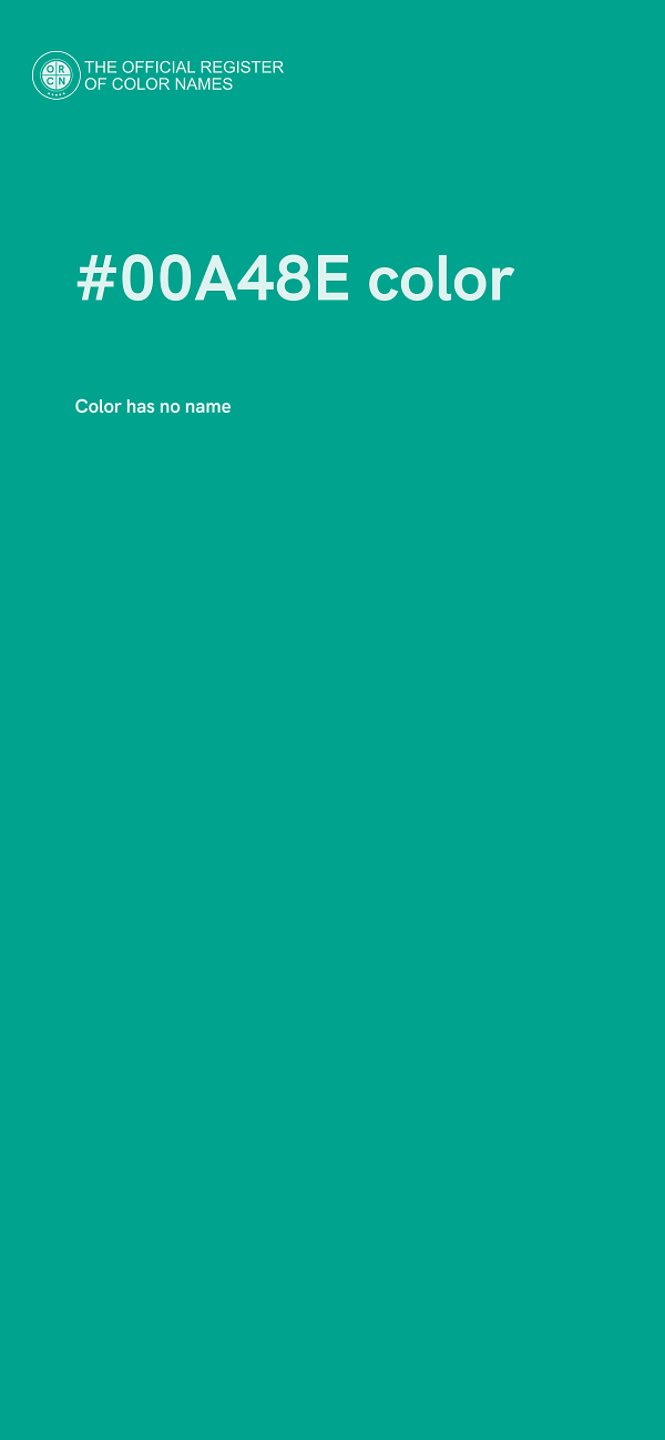 #00A48E color image