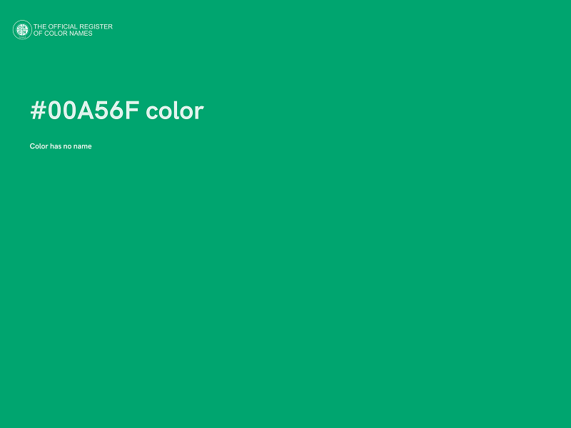 #00A56F color image