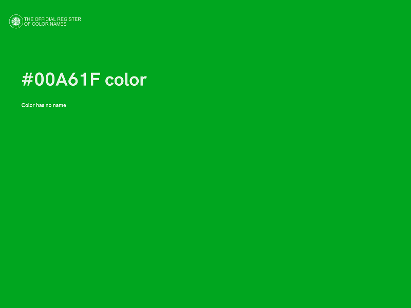 #00A61F color image