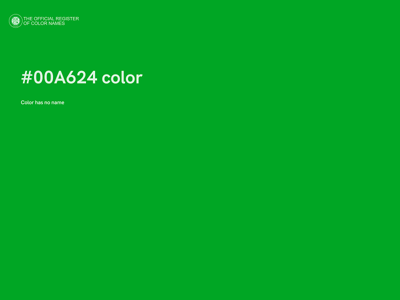 #00A624 color image