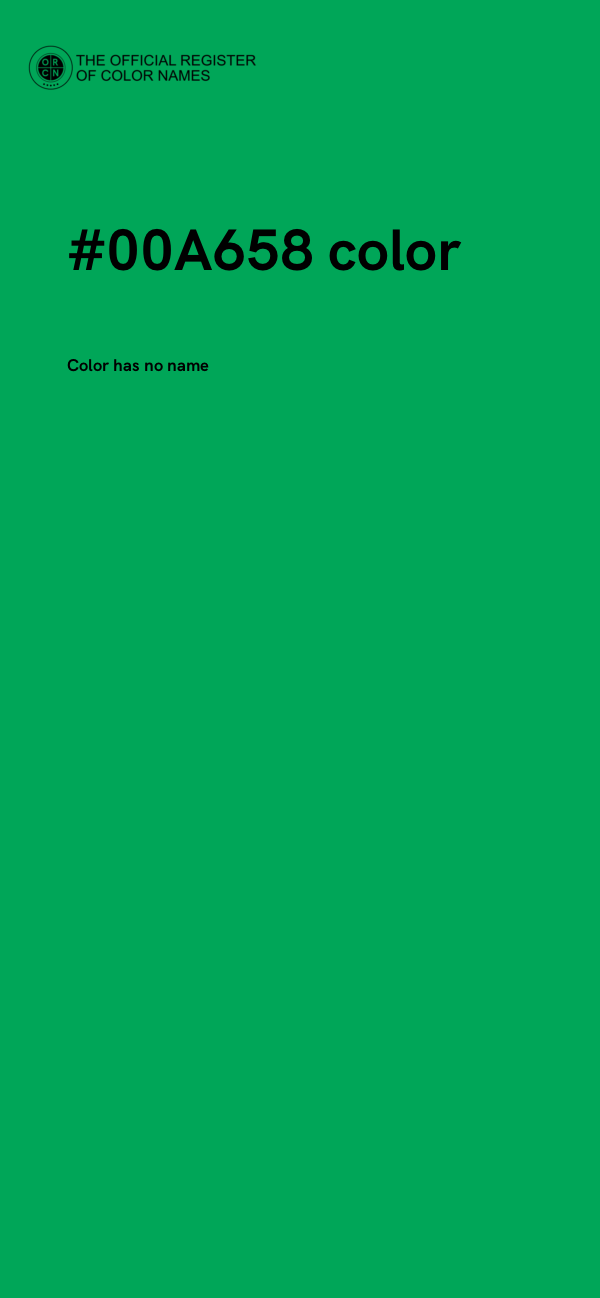 #00A658 color image
