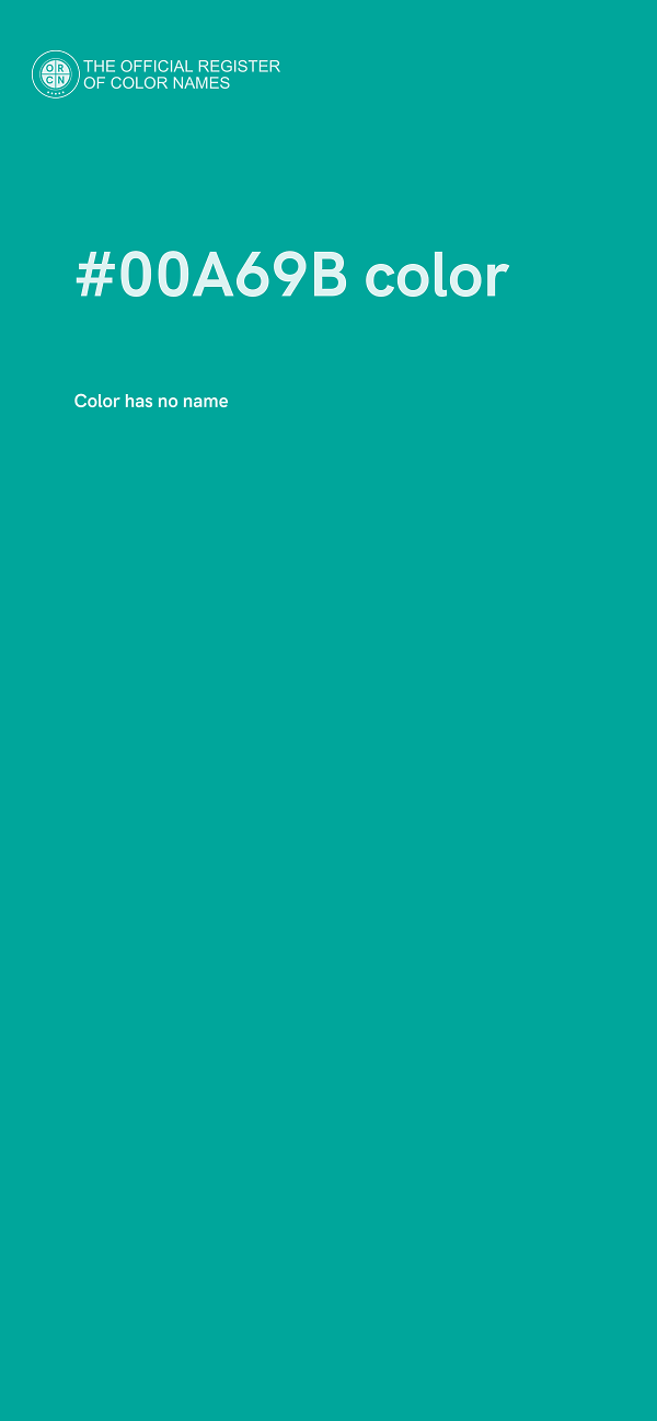 #00A69B color image