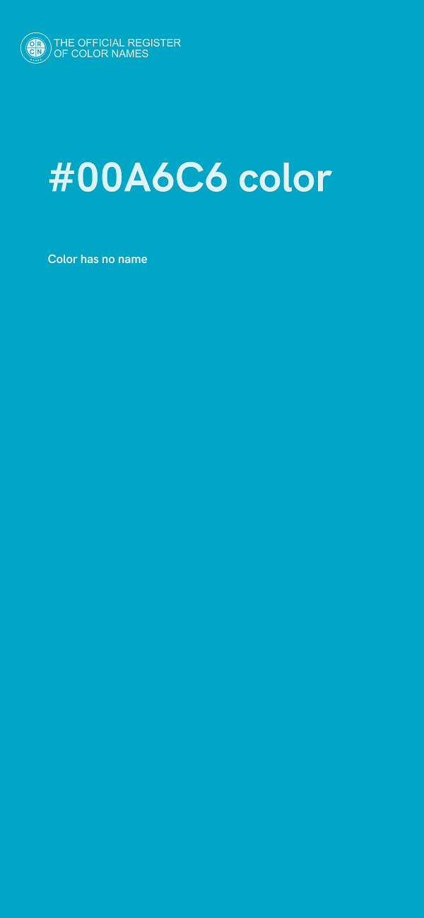 #00A6C6 color image