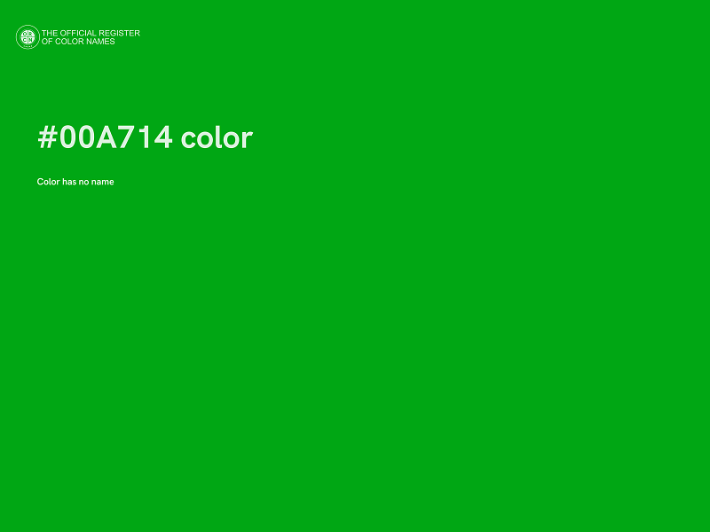 #00A714 color image