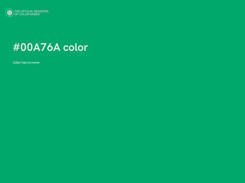 #00A76A color image
