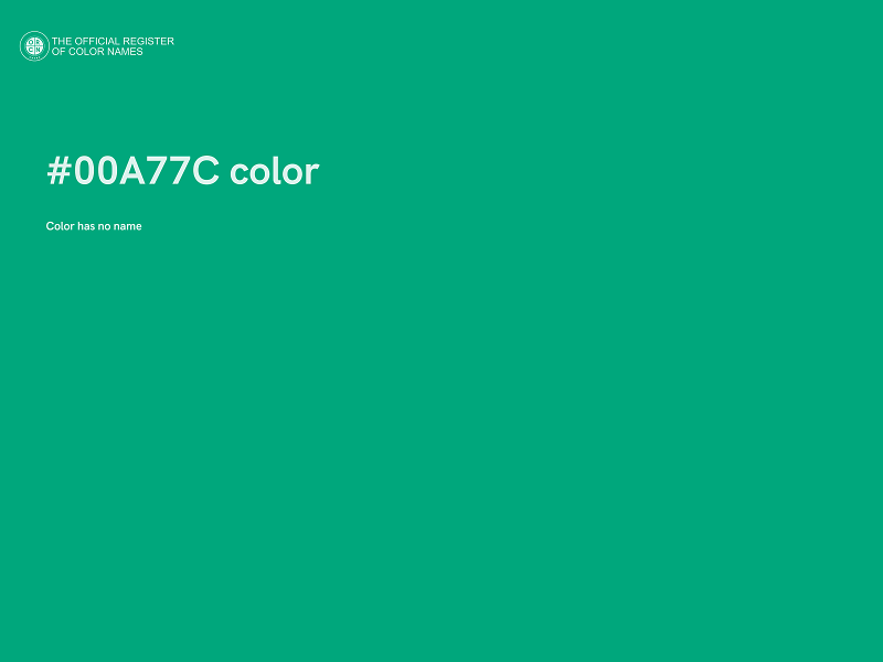 #00A77C color image