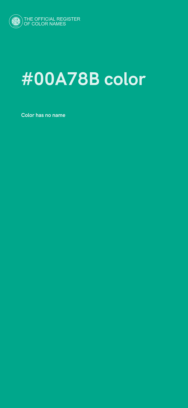 #00A78B color image