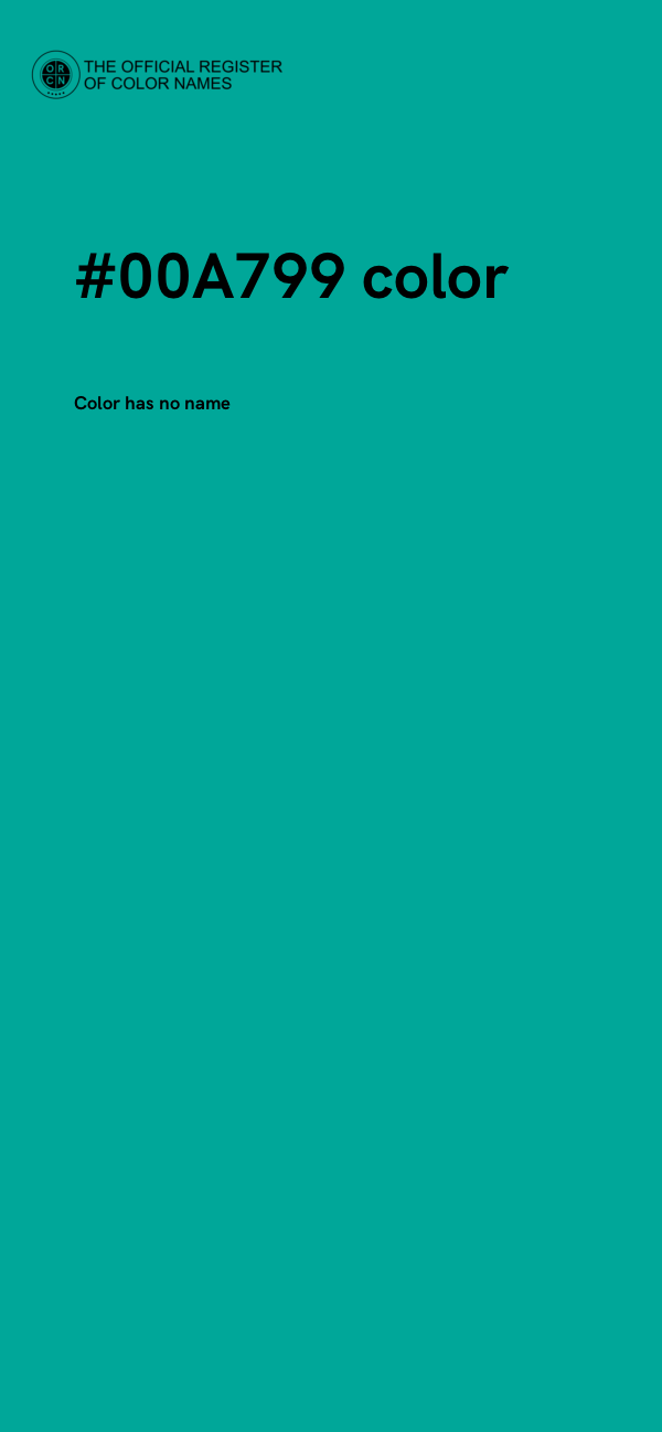 #00A799 color image