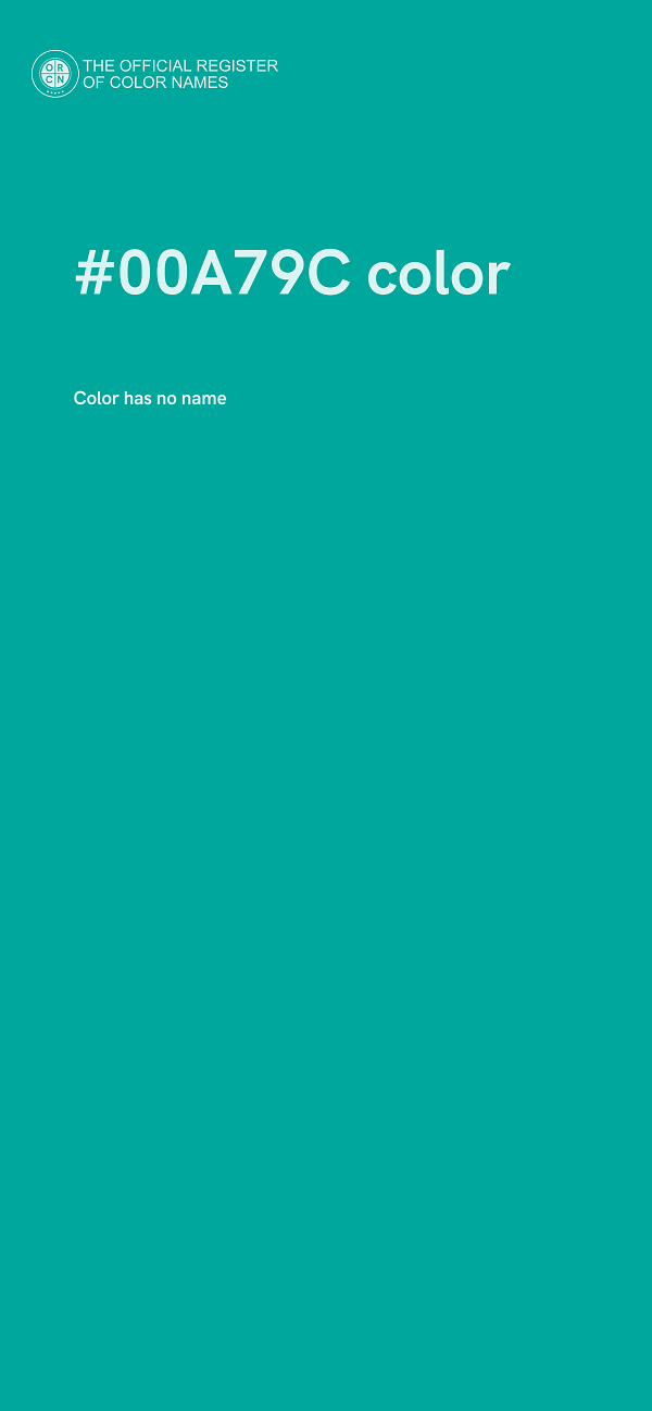 #00A79C color image