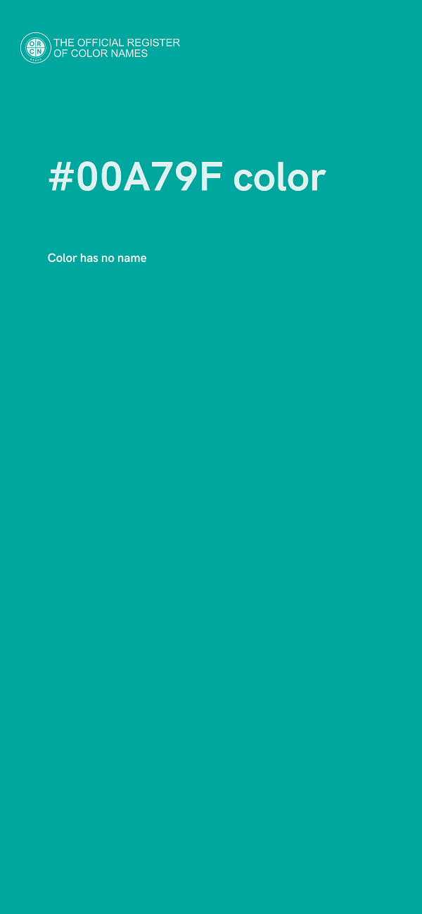 #00A79F color image