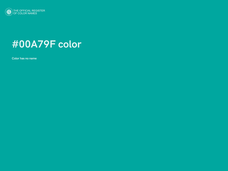 #00A79F color image