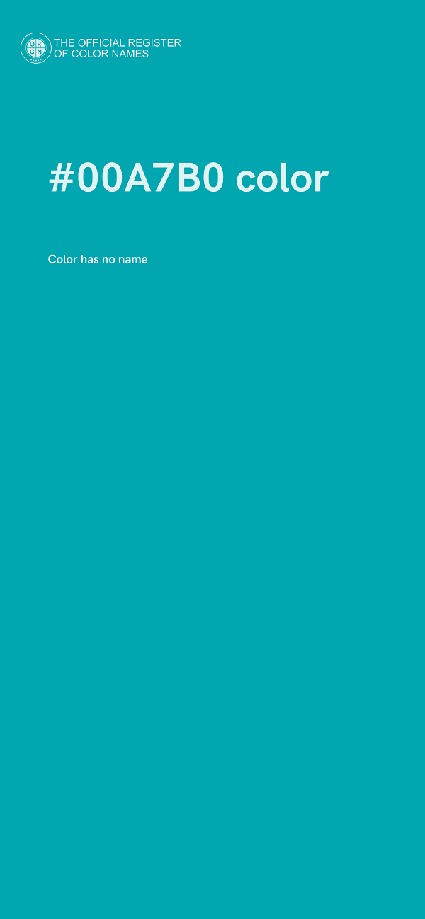 #00A7B0 color image