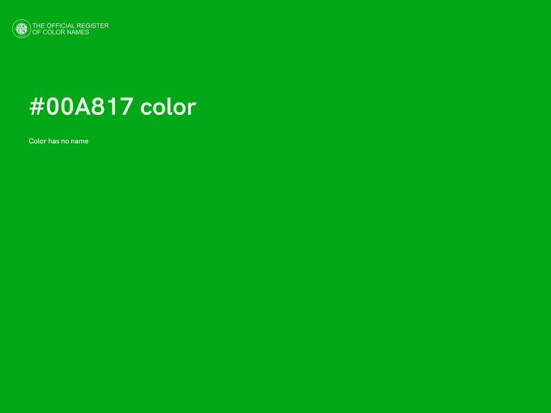 #00A817 color image