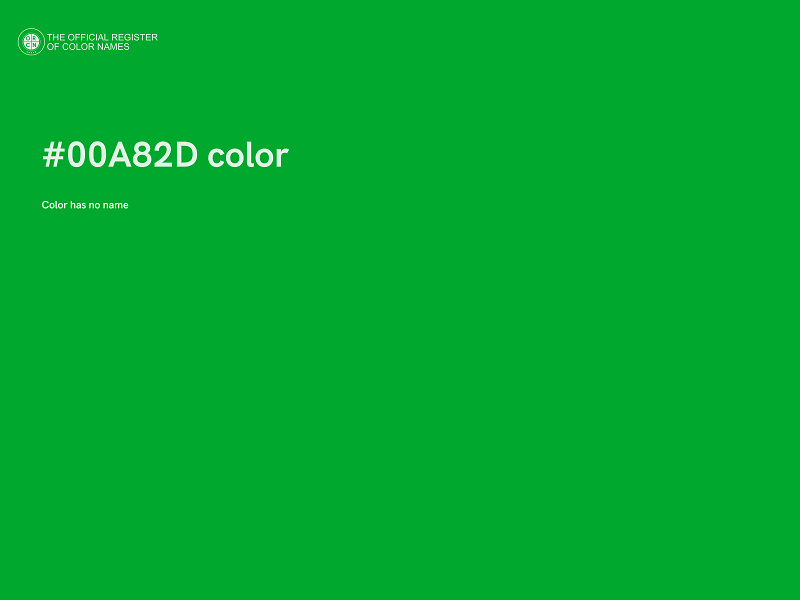 #00A82D color image