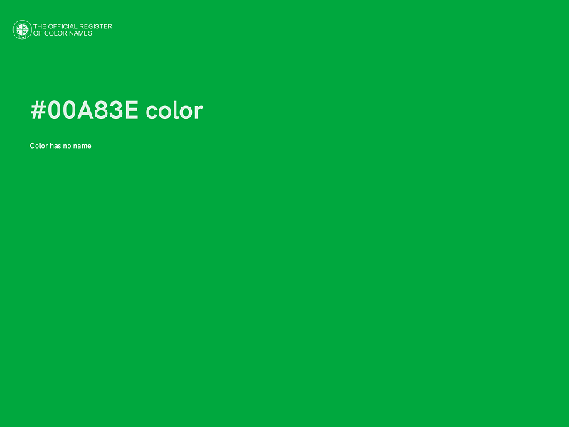 #00A83E color image