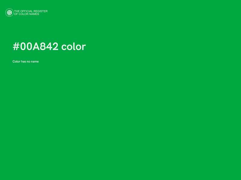 #00A842 color image