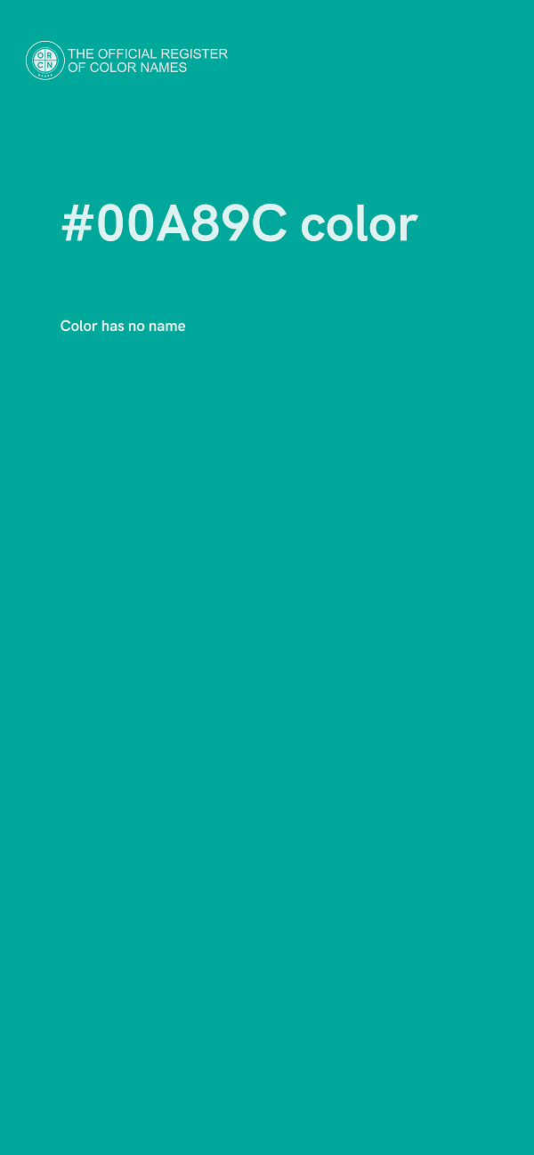 #00A89C color image