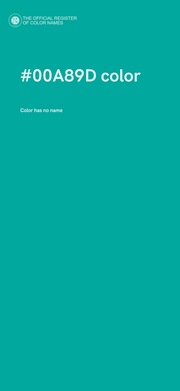 #00A89D color image