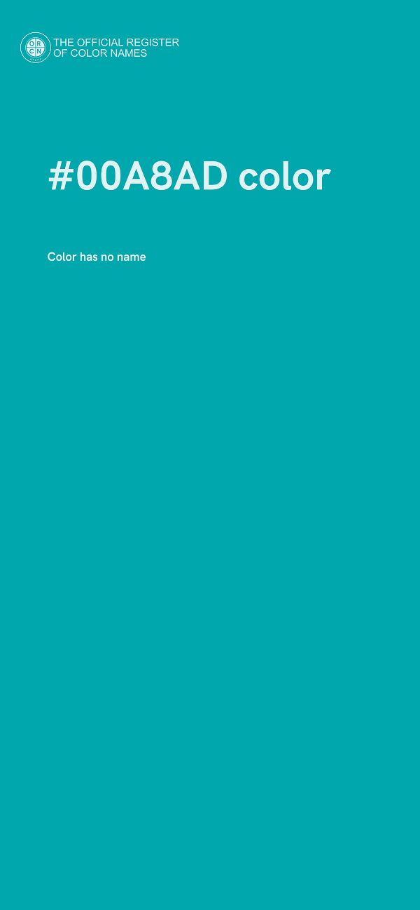 #00A8AD color image