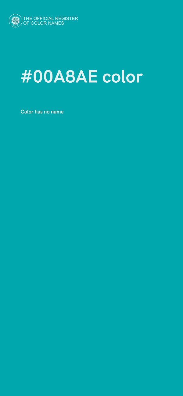 #00A8AE color image