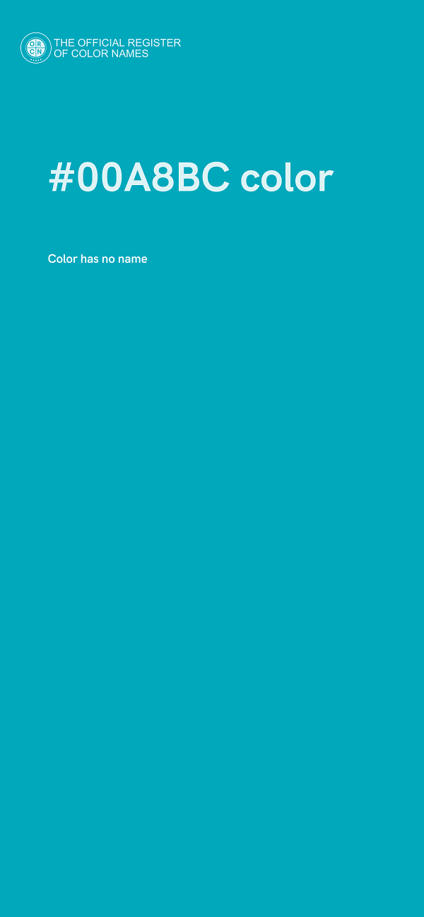 #00A8BC color image