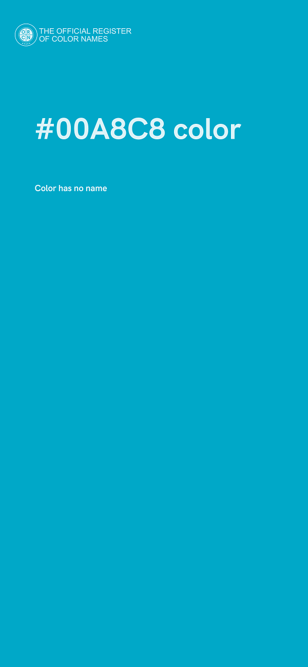 #00A8C8 color image