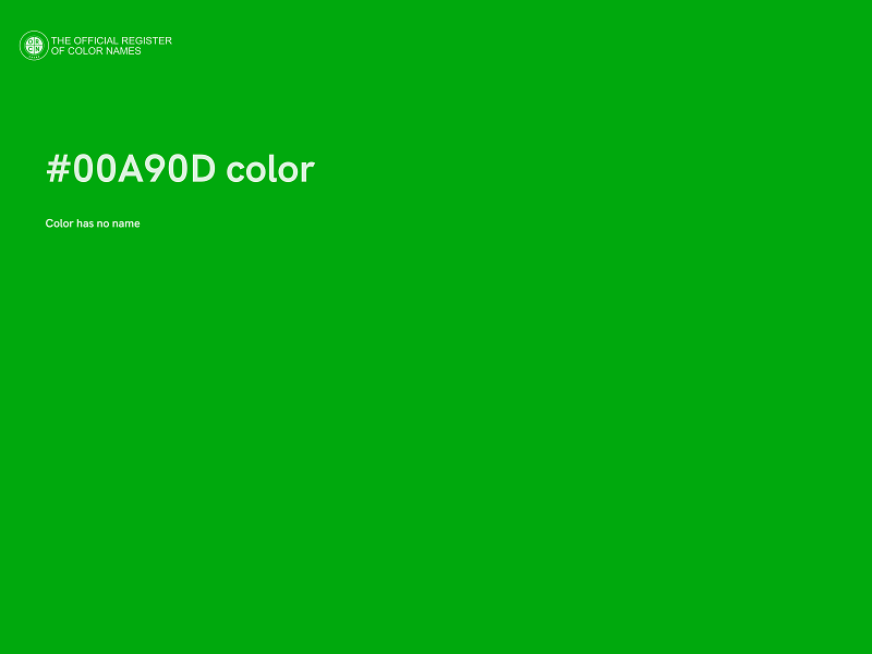 #00A90D color image