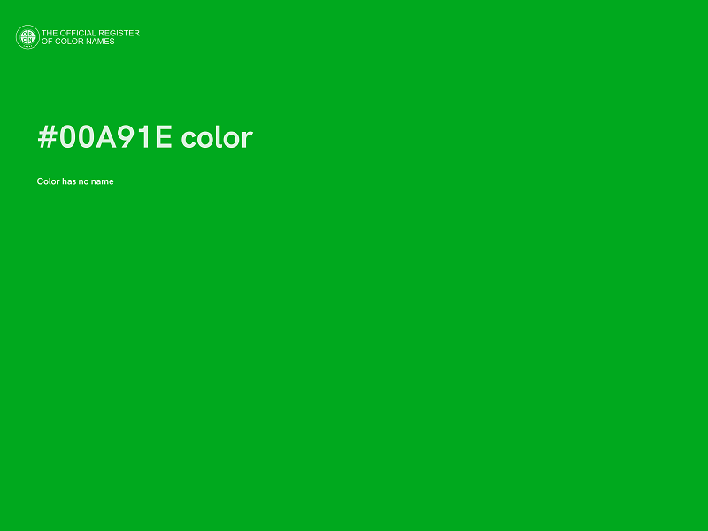 #00A91E color image