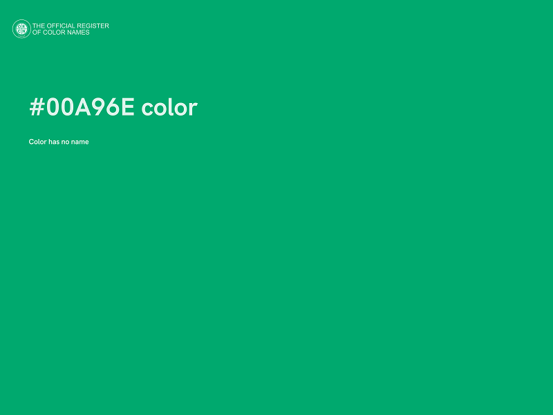 #00A96E color image