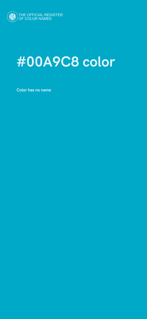 #00A9C8 color image