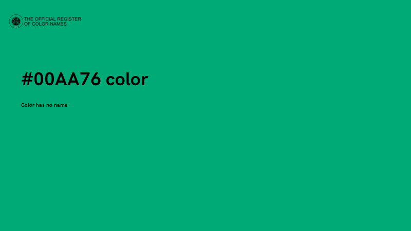 #00AA76 color image