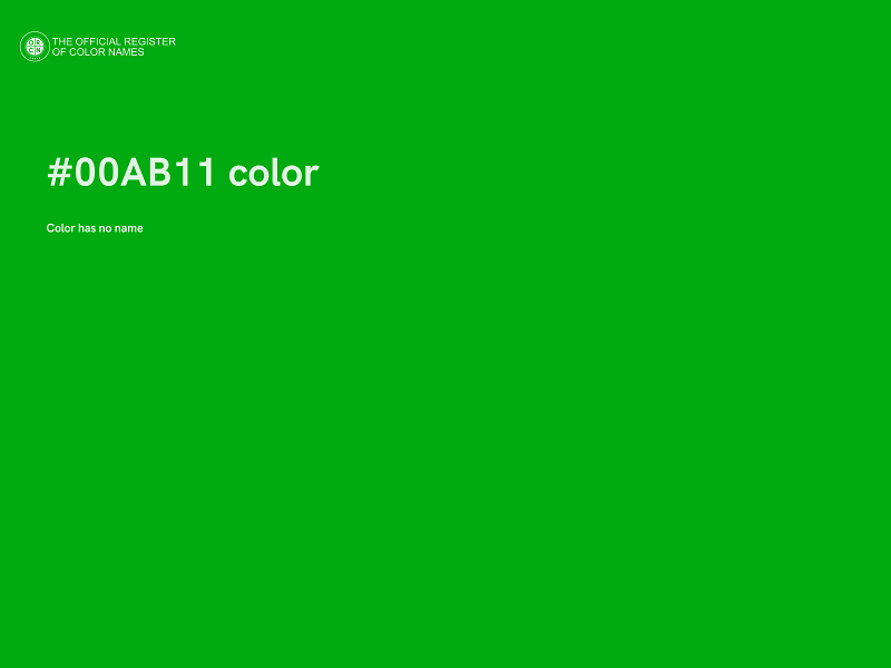 #00AB11 color image