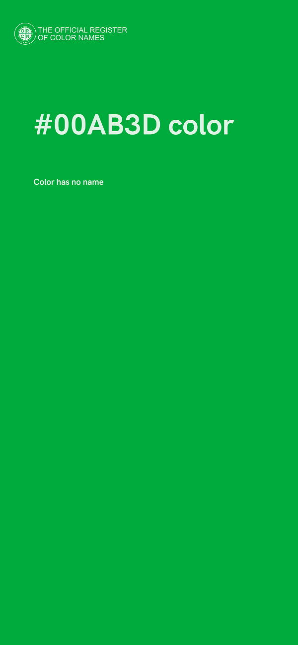 #00AB3D color image