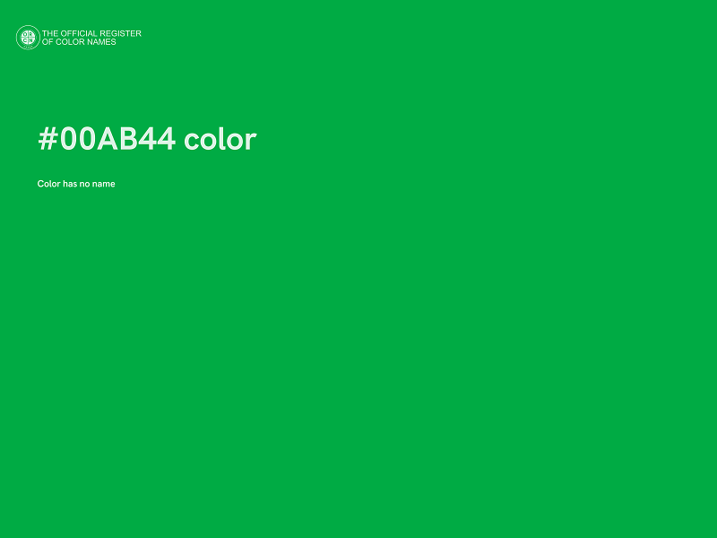 #00AB44 color image