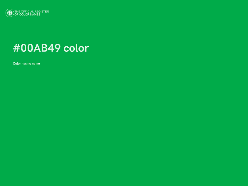 #00AB49 color image