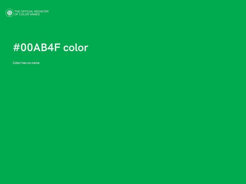 #00AB4F color image