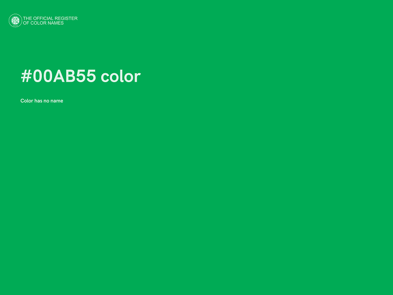 #00AB55 color image