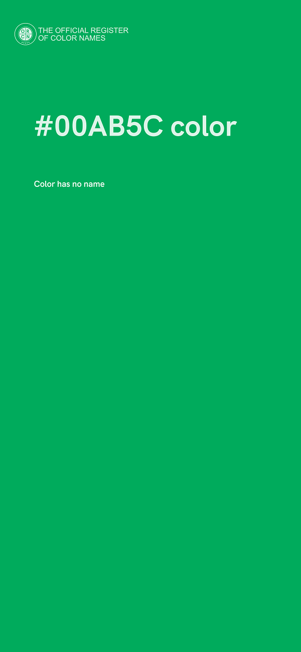 #00AB5C color image