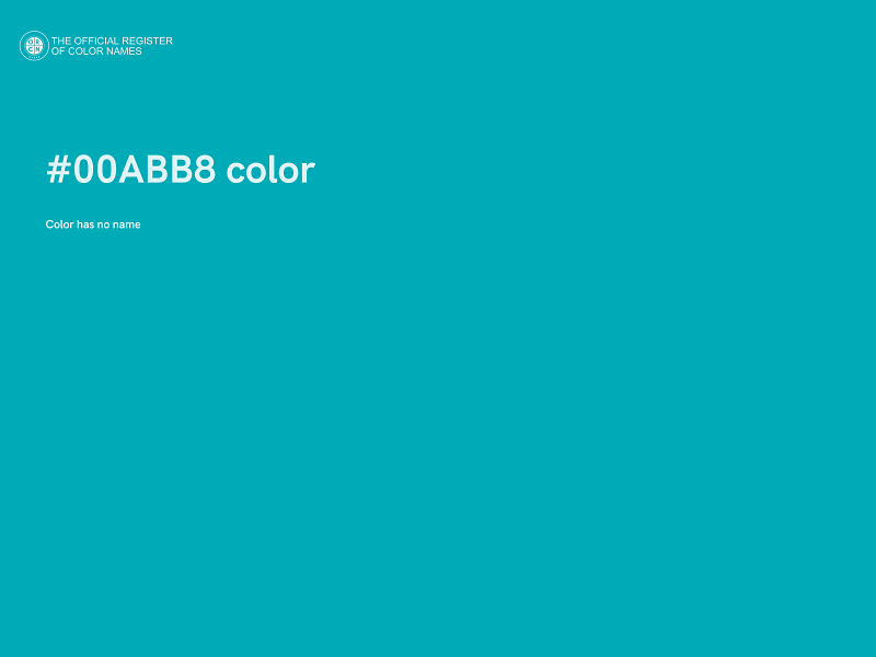 #00ABB8 color image