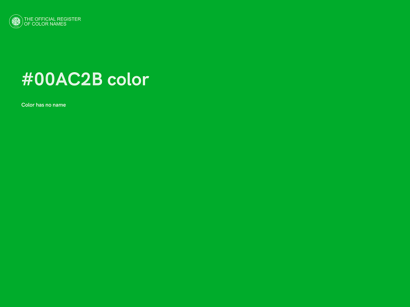 #00AC2B color image