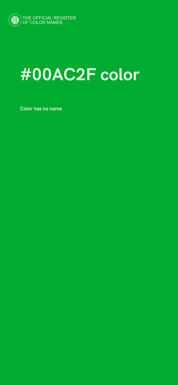 #00AC2F color image