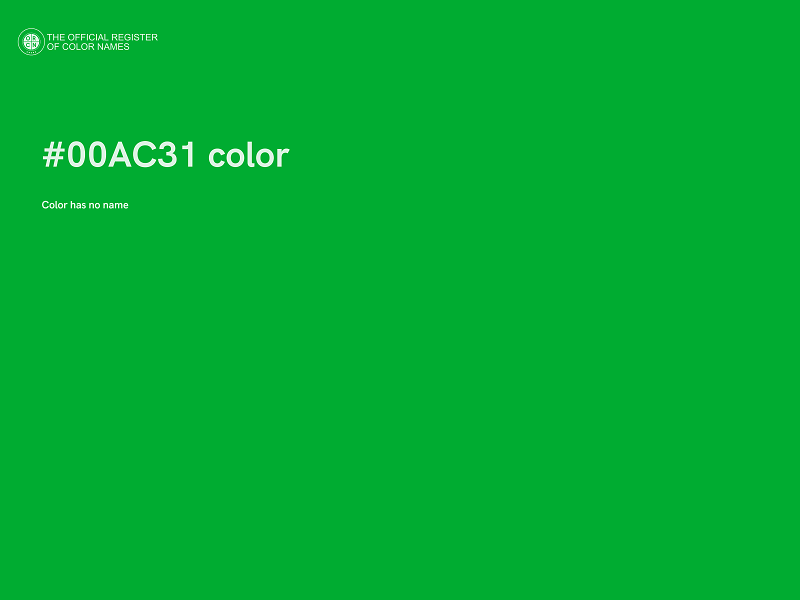 #00AC31 color image