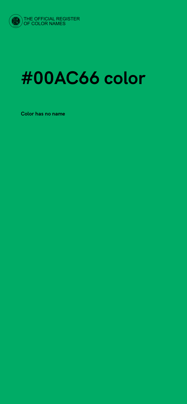 #00AC66 color image