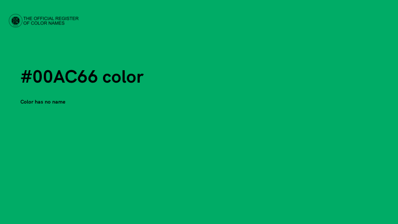 #00AC66 color image