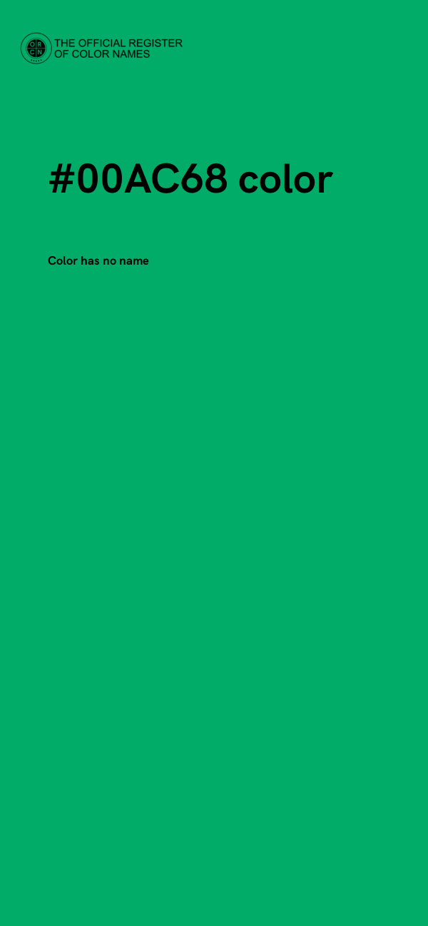 #00AC68 color image