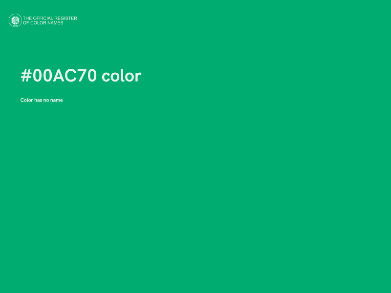 #00AC70 color image