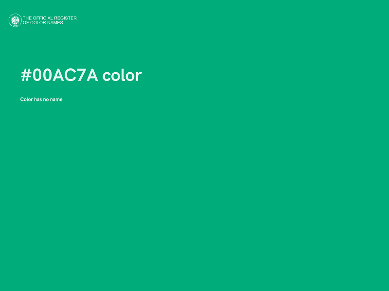 #00AC7A color image